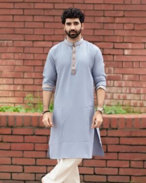 Premium Microstitch Embroidered Panjabi