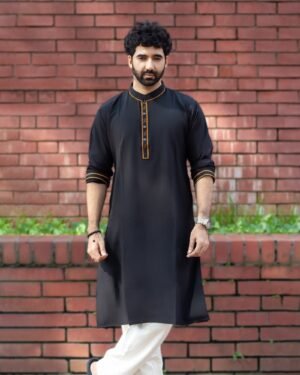 Premium Microstitch Embroidered Panjabi